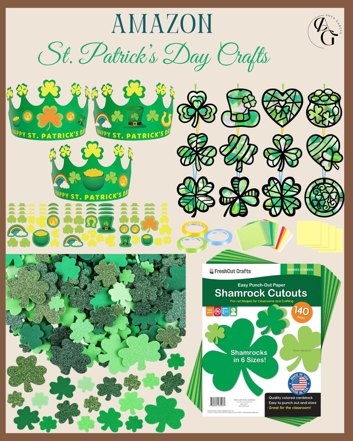Amazon ~ St. Patrick’s Day Crafts 

#LTKSeasonal #LTKHome #LTKKids