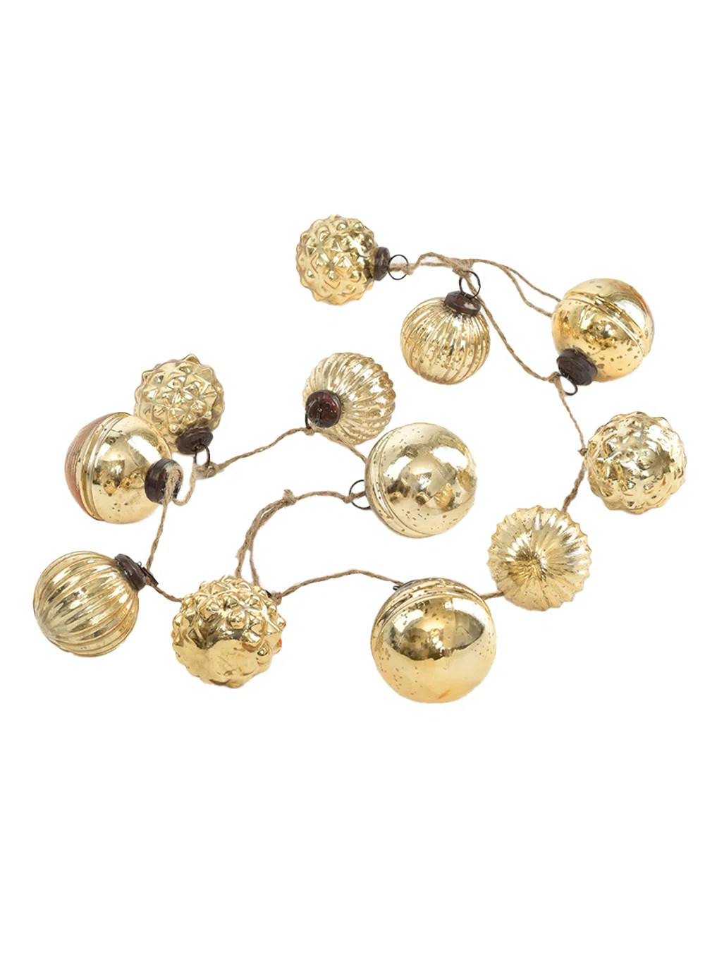The Holiday Aisle® 3.6' Shiny Glass Ball String Garland | Wayfair | Wayfair North America