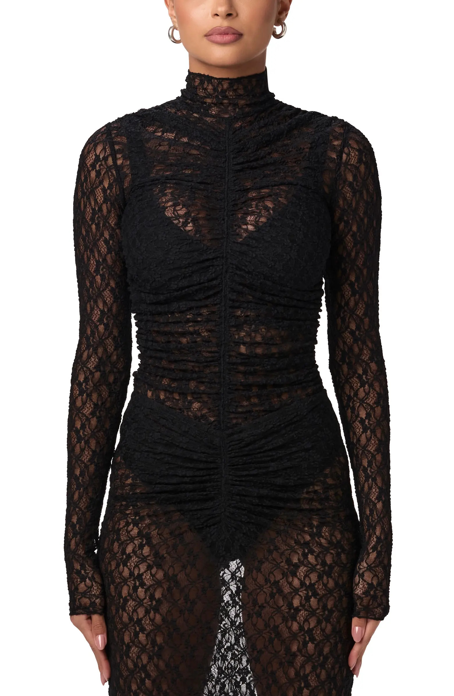 Long Sleeve Lace Bodysuit | Nordstrom