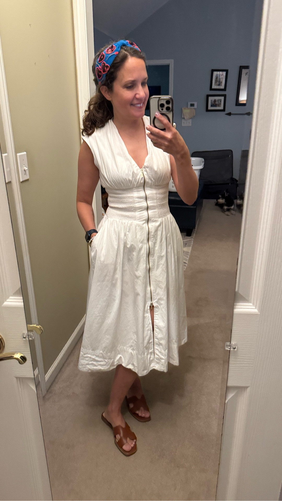 Wore this for a date night last night; this dress continues to be a favorite of mine! I sized down to an xs. Headband is an old ModCloth purchase.

#LTKOver40 #LTKSeasonal #LTKPetite