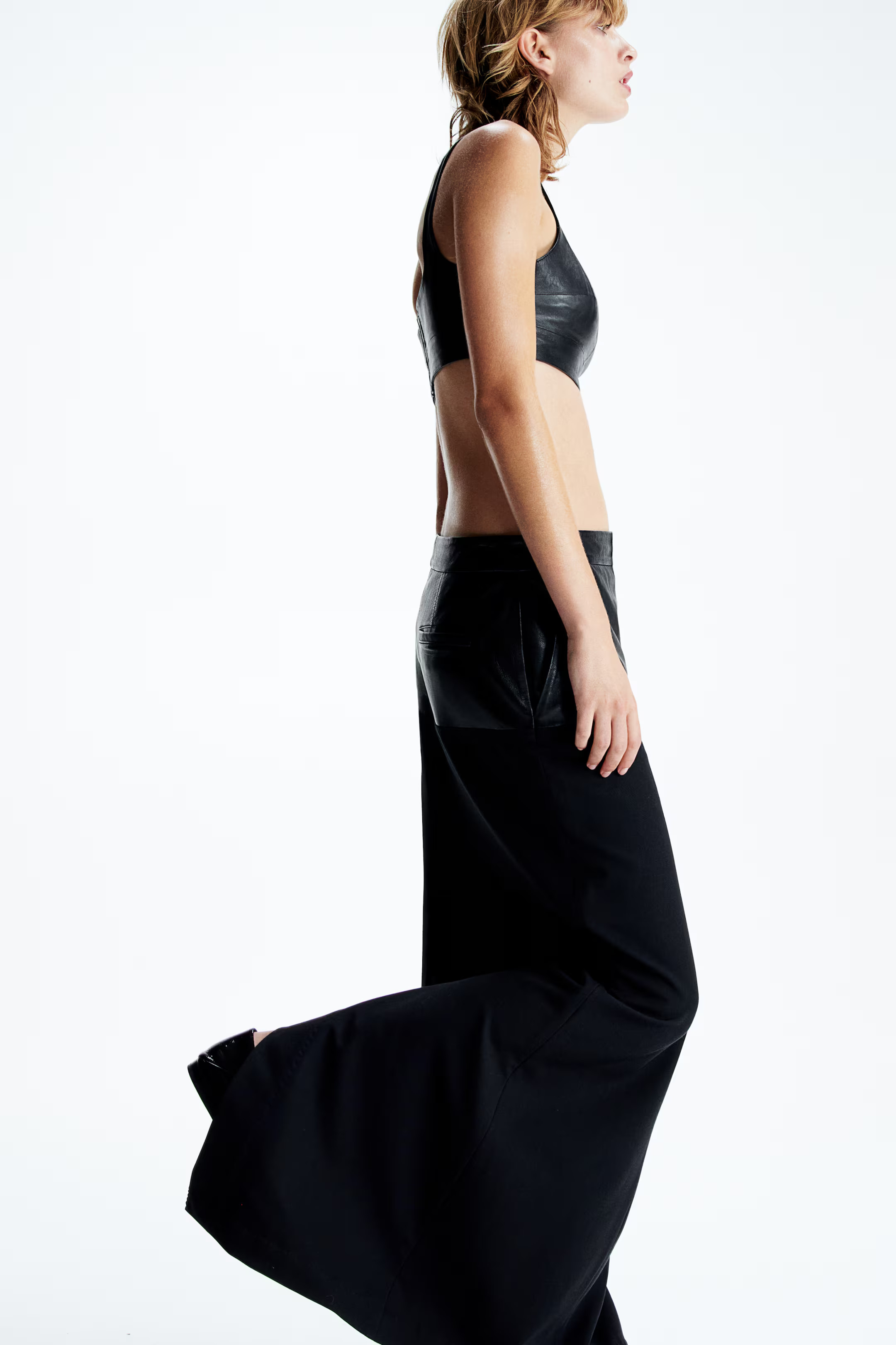 Dual-Fabric Skirt | H&M (US + CA)