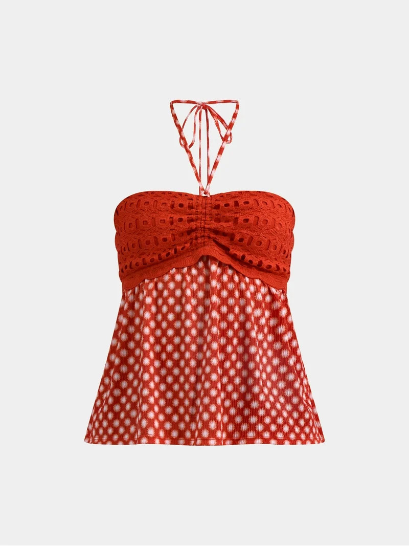 No Boundaries Convertible Halter Top, Women's | Walmart (US)