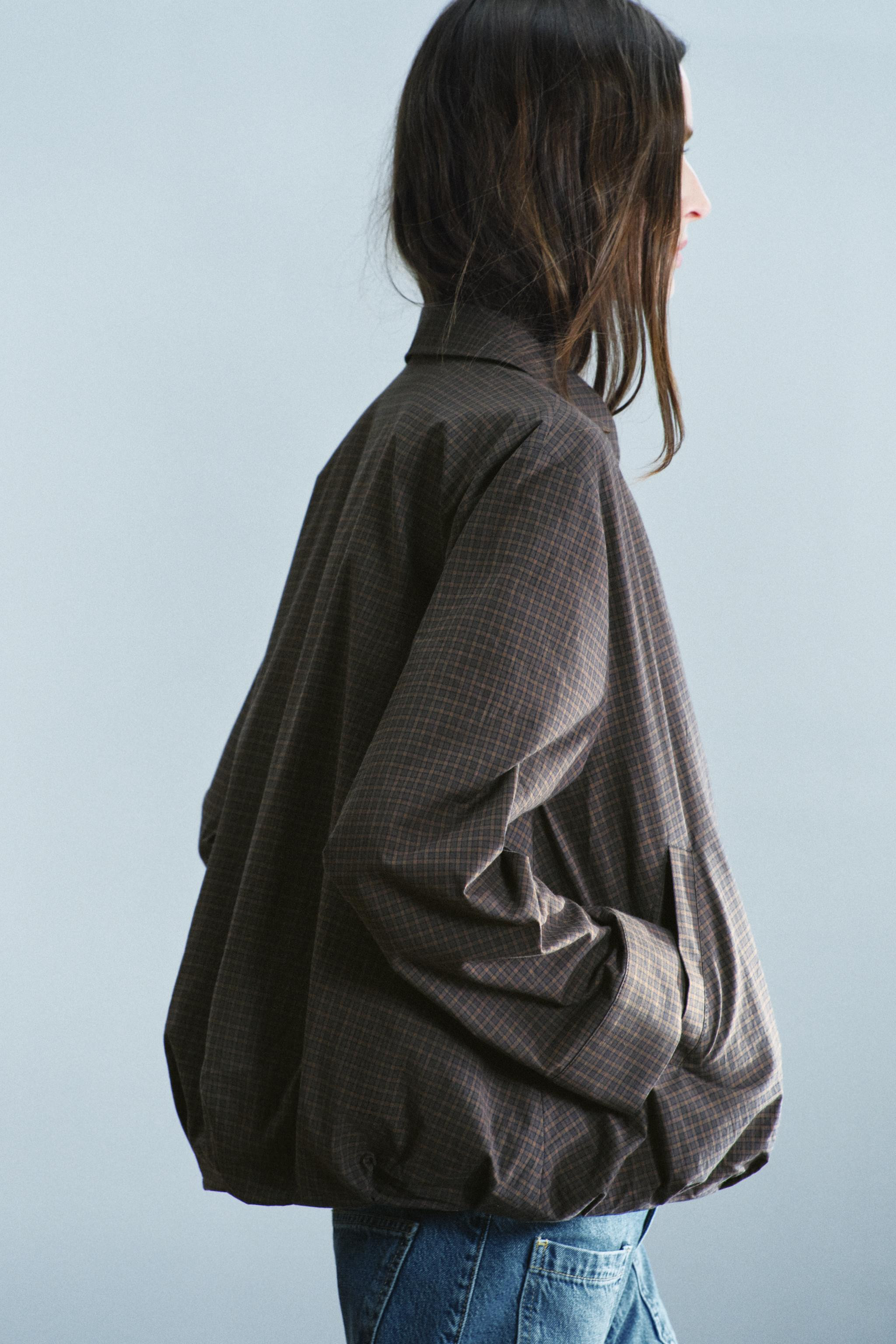 ZW COLLECTION PLAID BOMBER JACKET | Zara US