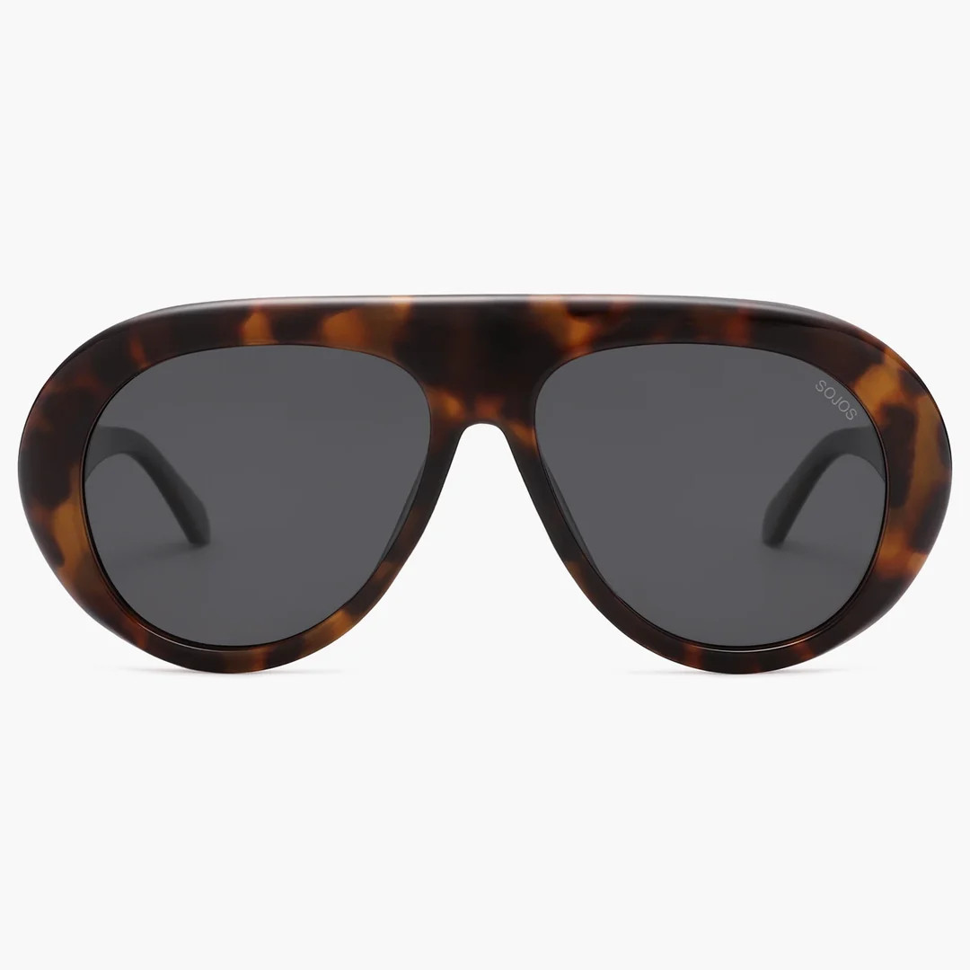 Women Men Polarized Aviator Oversized Sunglasses SJ2390 | SOJOS VISION | SOJOS VISION
