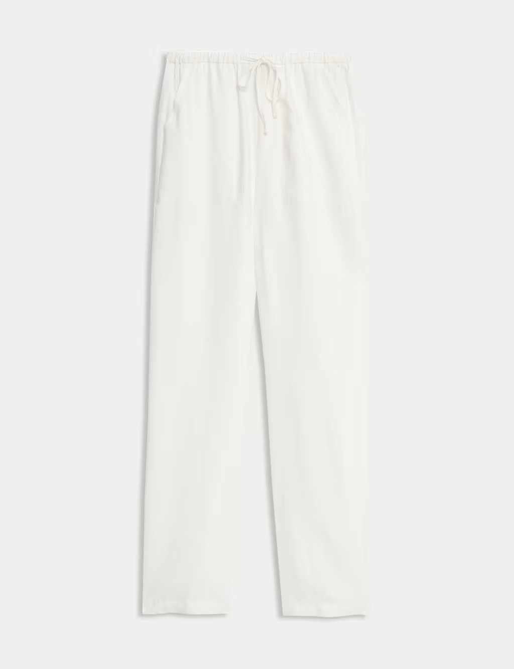Lyocell Rich Straight Leg Trousers | Marks & Spencer (UK)