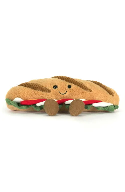 Jellycat Amuseables Caprese Baguette Plushie in Light Brown Multi at Nordstrom | Nordstrom