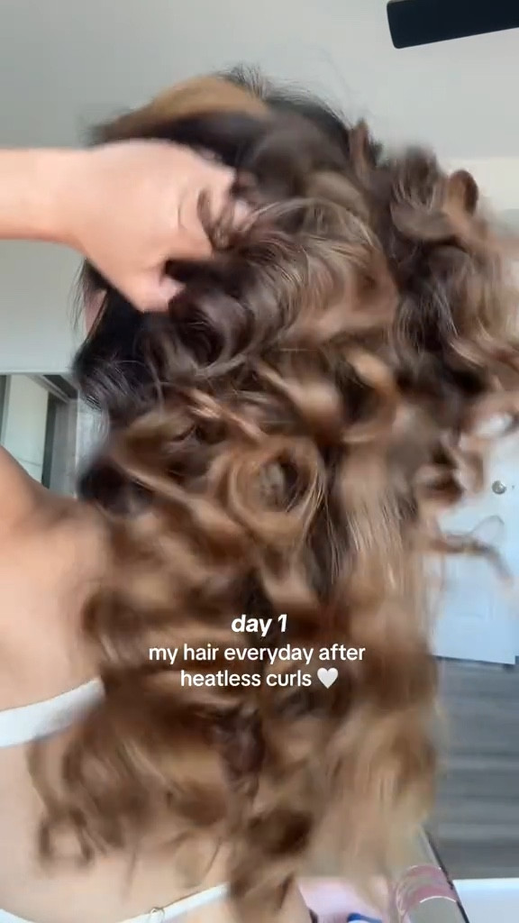 My heatless curls lasted 3+ days on my stick straight hair! 🤭



#LTKStyleTip #LTKBeauty #LTKVideo