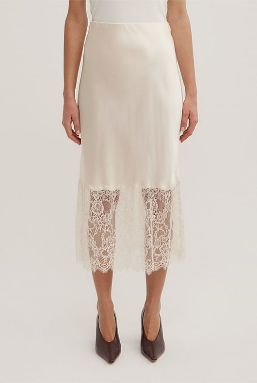 Lace Trim Skirt | Witchery (AU)