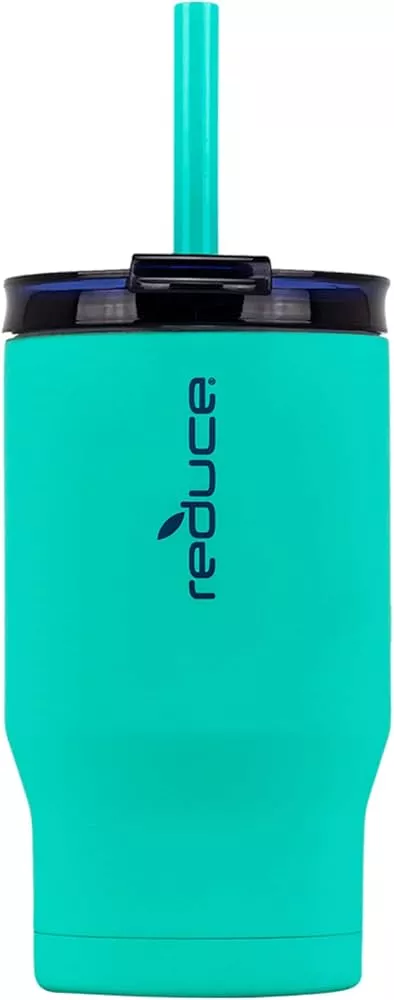 Reduce Coldee Vacuum Insulated Tumbler Kids 14oz with straw--Lime Green New  for Sale 