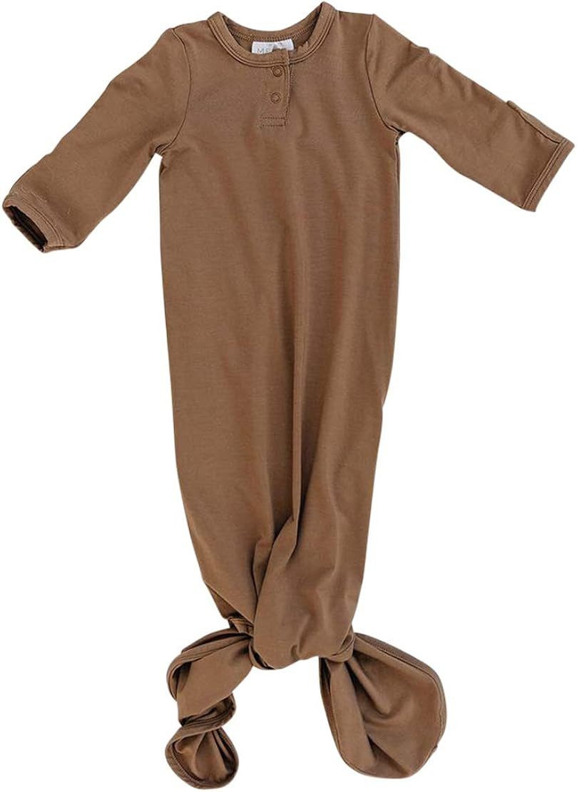 Mebie Baby Stretch Knot Unisex Gowns | Amazon (US)