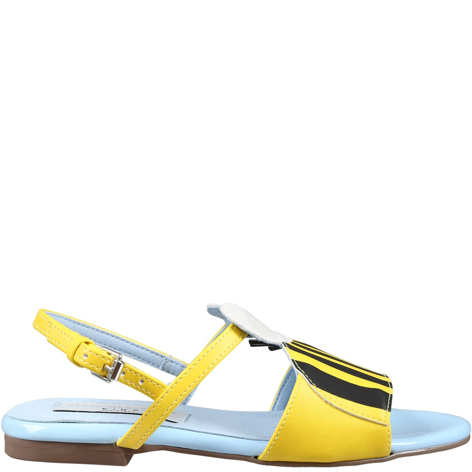 Stella McCartney Kids Yellow Sandals For Girl With Bees | Italist.com US