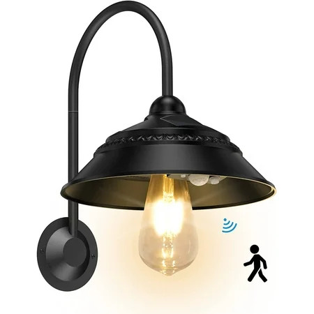 Solar Barn Lights Outdoor Auzev Solar Vintage Rustic Solar Chicken Coop Light with 3 Lighting Modes  | Walmart (US)