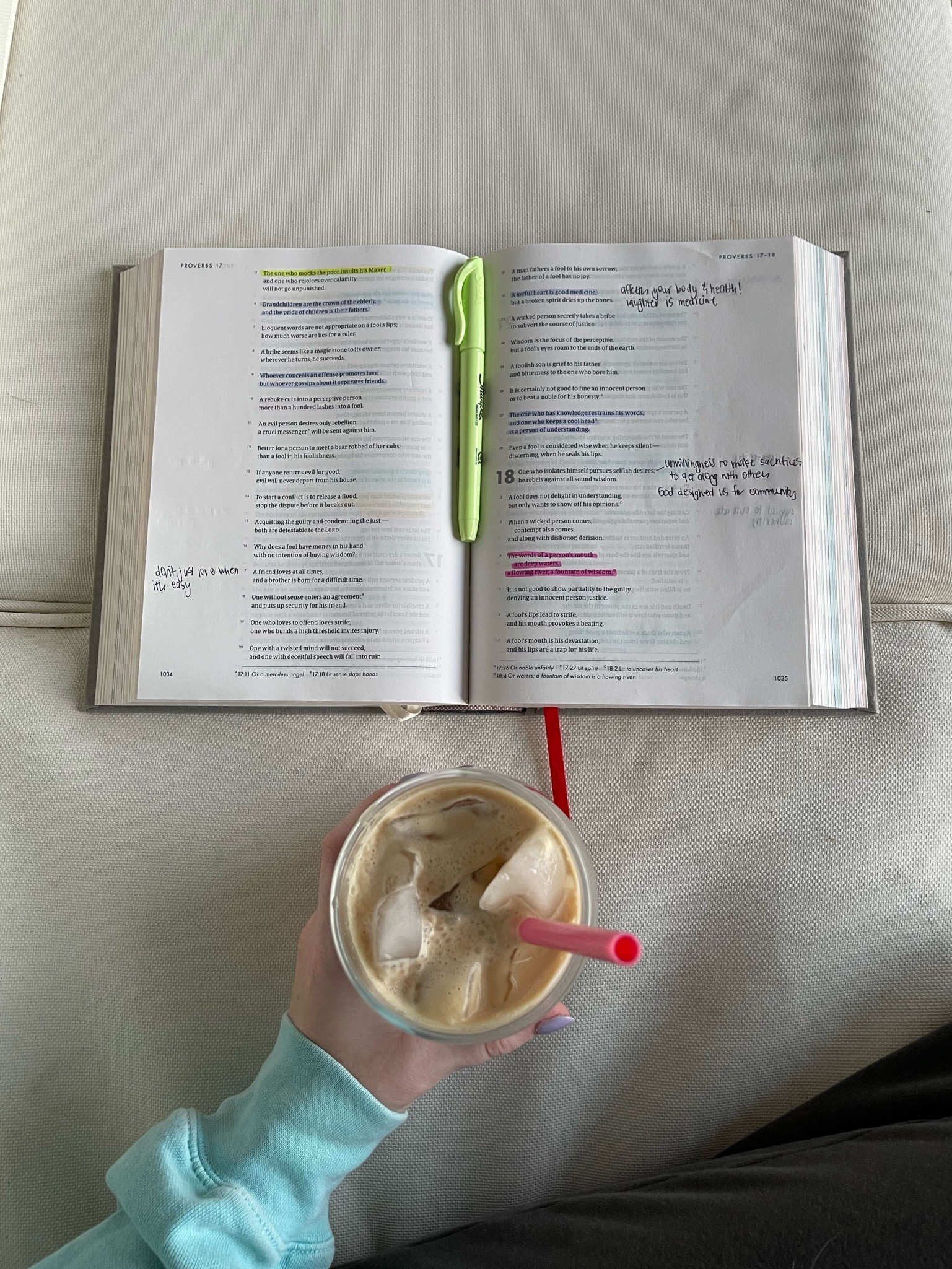 Bible for girls, note taking Bible, quiet time, devotional, coffee and Jesus ☕️🫶🏼

#LTKfindsunder50