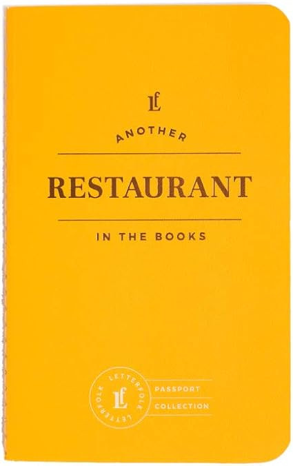 Restaurant Passport Journal — Pocket-Sized Experience Book (3.5" W x 5.5" H) by Letterfolk | Amazon (US)