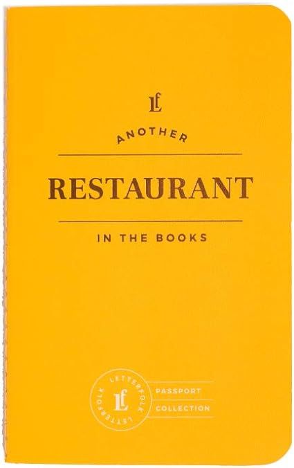 Restaurant Passport Journal — Pocket-Sized Experience Book (3.5" W x 5.5" H) by Letterfolk | Amazon (US)