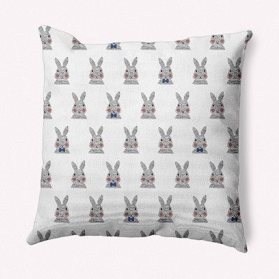 16"x16" Bunny Fluffle Square Throw Pillow - e by design | Target
