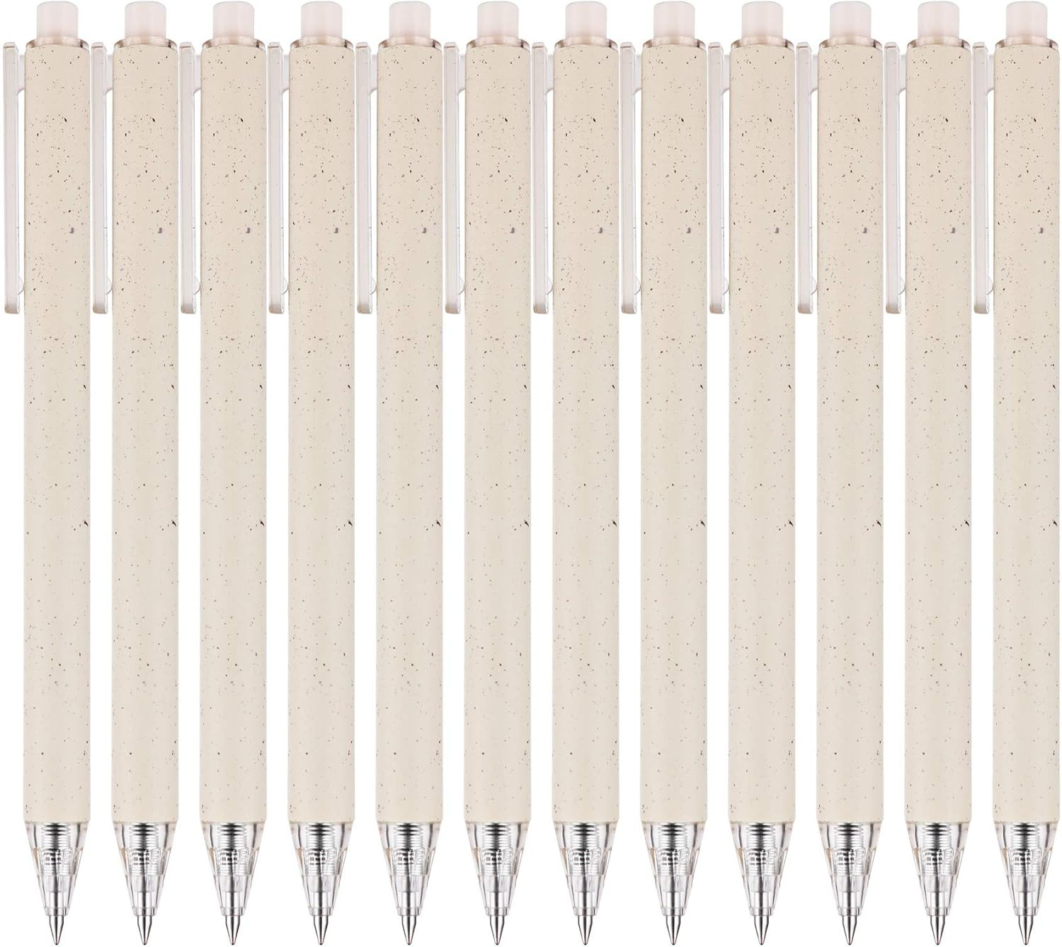 Gel Pens for Note Taking 12PCS RIANCY Black Ink Fine Point Pen Black Gel Pens Quick Dry Ink 0.5mm... | Amazon (US)