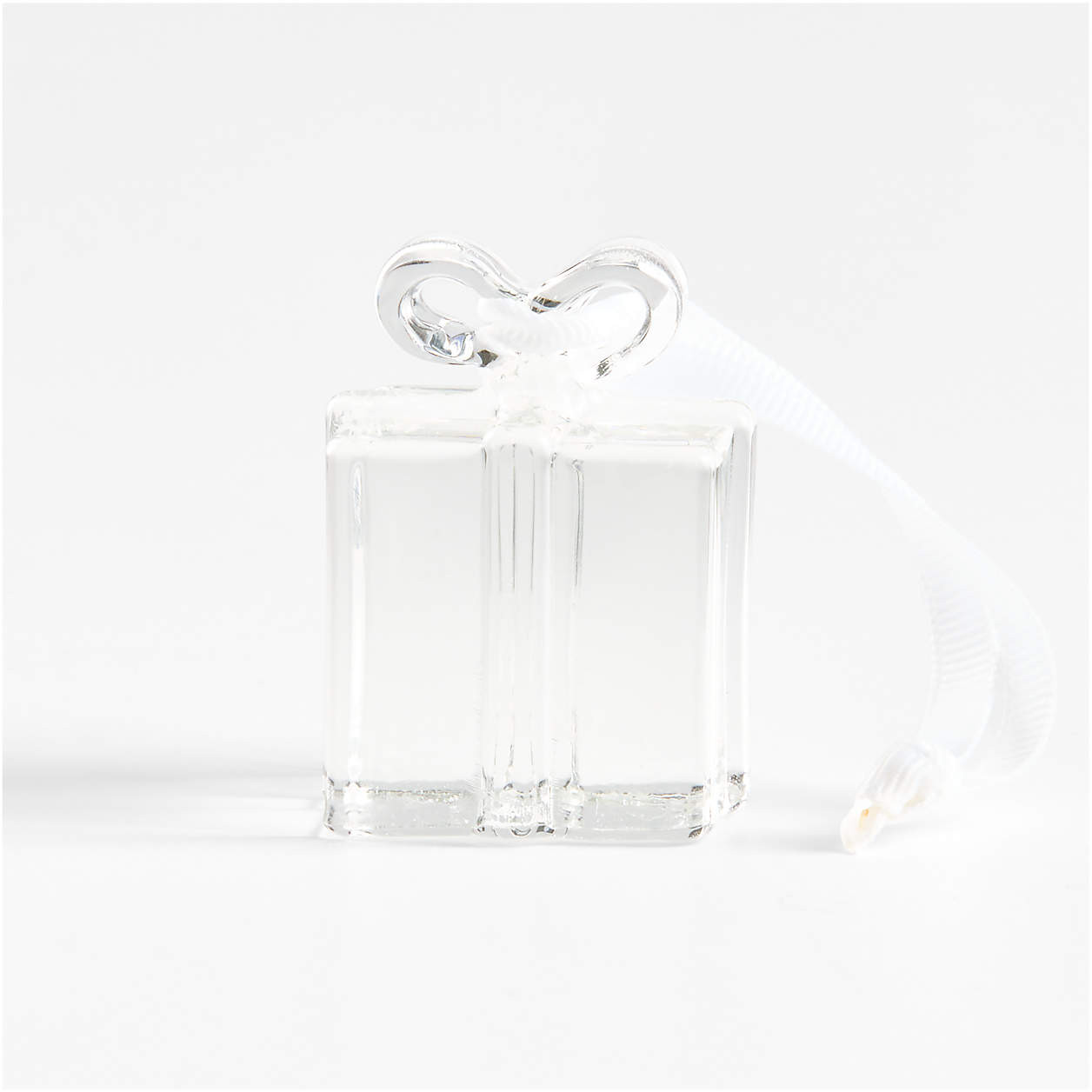 Glass Reindeer Christmas Tree Ornament + Reviews | Crate & Barrel | Crate & Barrel