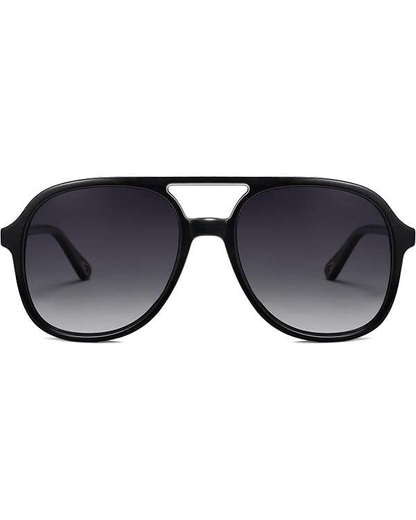 SOJOS Retro Polarized Aviator Sunglasses for Women Men Classic 70s Vintage Trendy Square Aviators... | Amazon (US)