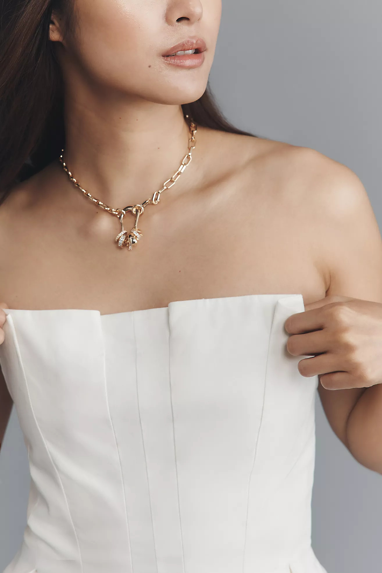 Reformation Ashlyn Strapless Pleated Top | Anthropologie (US)