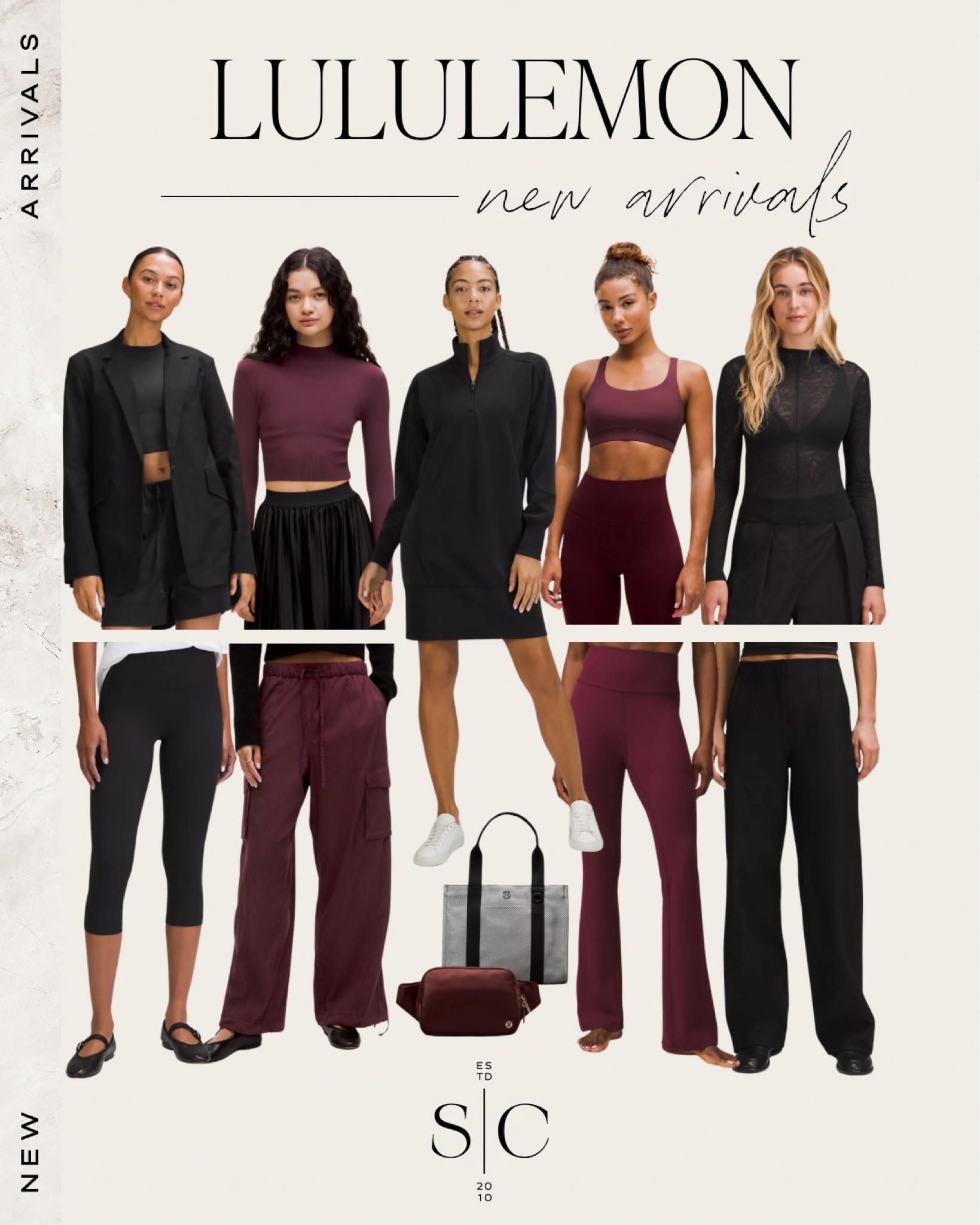 Lululemon New Arrivals | Garnet

Athelsiure, gift for her, loungewear, dance, casual style, elevated style, workout, everyday bag 

#LTKStyleTip #LTKFindsUnder100 #LTKActive