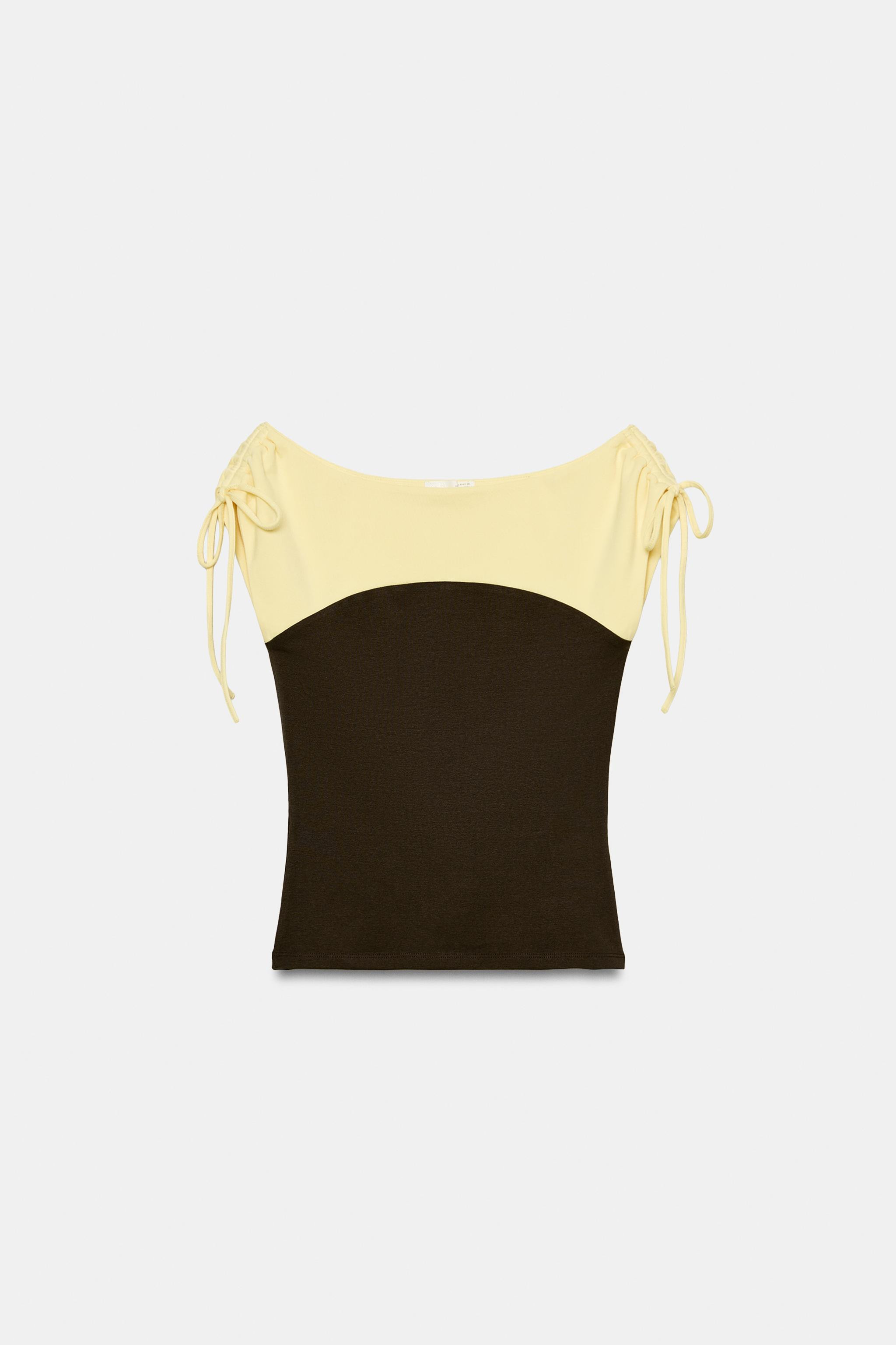COMBINATION RUCHED TOP | Zara US