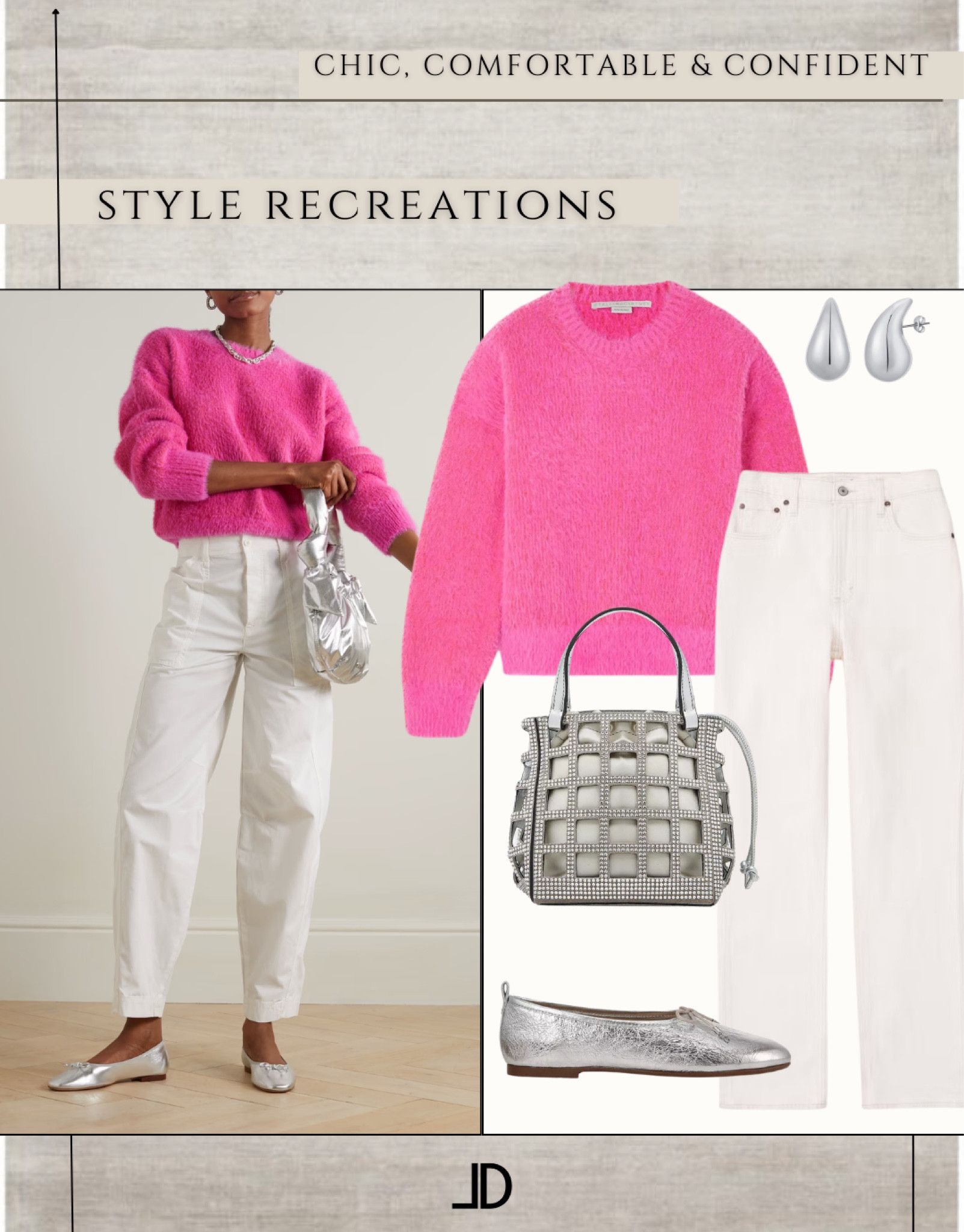 Winter outfit to spring outfit
What to wear to
Lunch, white jeans, pink sweaters
Metallic crystal
Rhinestone  tote and metallic silver ballet flats.

"Helping You Feel Chic, Comfortable and Confident." -Lindsey Denver 🏔️ 

Winter outfits for work, winter dresses outfits, casual winter dresses, classy winter outfits, winter legging outfits, cute winter outfits for school, winter outfits plus size, winter outfits for teenage girl, winter outfits for school, cute winter outfits for going out, chic winter outfits, winter jeans outfits, snow outfit ideas, winter chic outfits, how to dress in winter female, winter outfits casual, winter fashion inspo, winter outfits 2023, winter outfits for girls, stylish winter outfits for ladies, winter outfits women, winter outfits men, winter outfits pinterest
Casual wear, Everyday outfit, Casual clothing, Casual attire, Casual style, Relaxed outfit, Comfortable outfit, Casual dress, Casual tops, Casual pants, Casual skirts, Casual shorts, Casual shoes, Casual boots, Casual sneakers, Casual sandals, Casual loafers, Casual flats, Denim outfit, T-shirt and jeans, Athleisure outfit, Comfy outfit, Weekend outfit, Summer outfit, Spring outfit, Fall outfit, Winter outfit, Neutral outfit, Minimalist outfit, Boho outfit, Chic outfit, Street style, Preppy outfit, Casual layering, Oversized outfit, Knitwear outfit, Flannel outfit, Denim on denim, Cargo pants outfit.


Follow my shop @Lindseydenverlife on the @shop.LTK app to shop this post and get my exclusive app-only content!

#liketkit #LTKover40 #LTKfindsunder100 #LTKstyletip
@shop.ltk
https://liketk.it/4uQOg