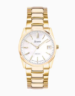 Accurist Everyday ladies watch in gold | ASOS (Global)