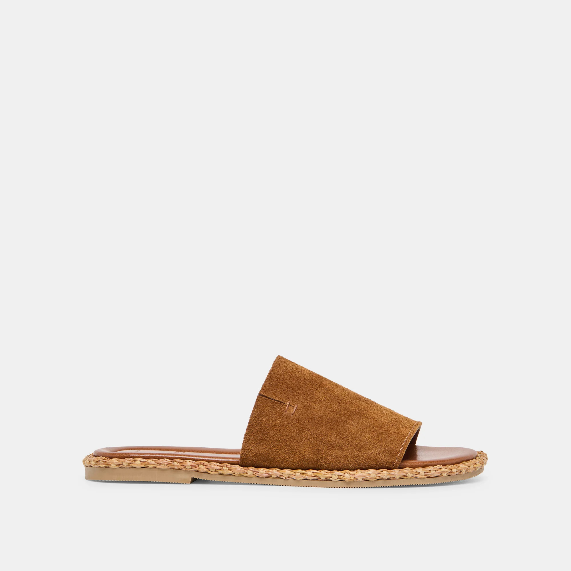 Ridge Sandals Chestnut Suede | DolceVita.com