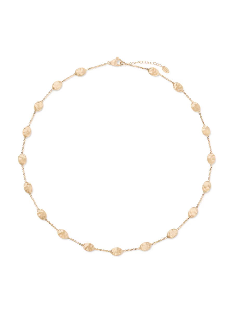 Siviglia 18K Yellow Gold Medium Bead Station Necklace | Saks Fifth Avenue