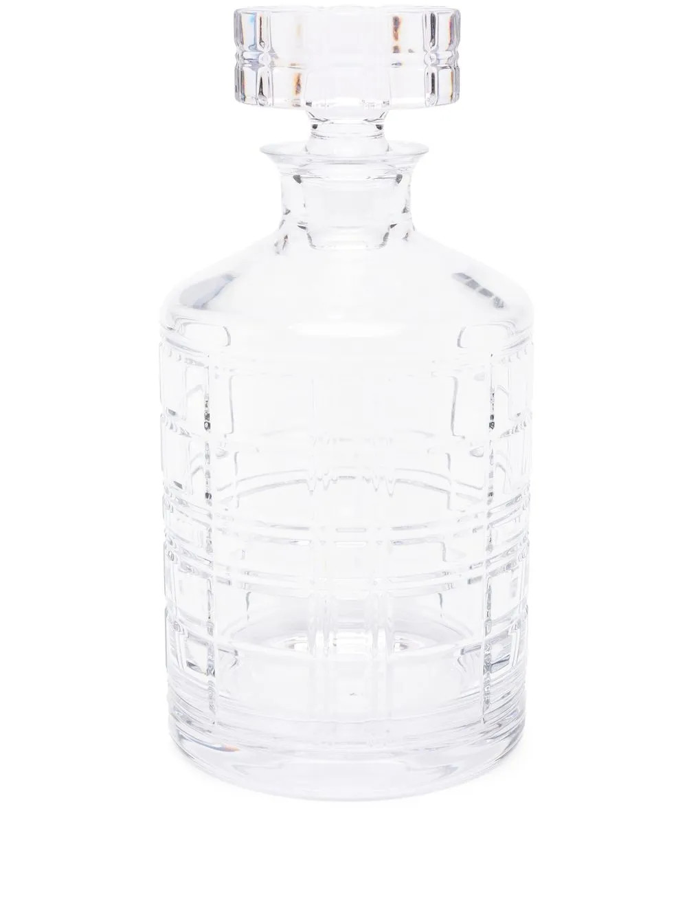 Ralph Lauren Home Hudson Plaid glass decanter - Neutrals | Farfetch Global