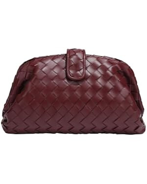 Molodo Woven Bags for Women Shoulder Bag PU Leather Handwoven Crossbody Bag Satchel Woven Purses | Amazon (US)