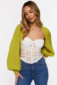 Batwing Open-Front Cardigan Sweater | Forever 21 (US)