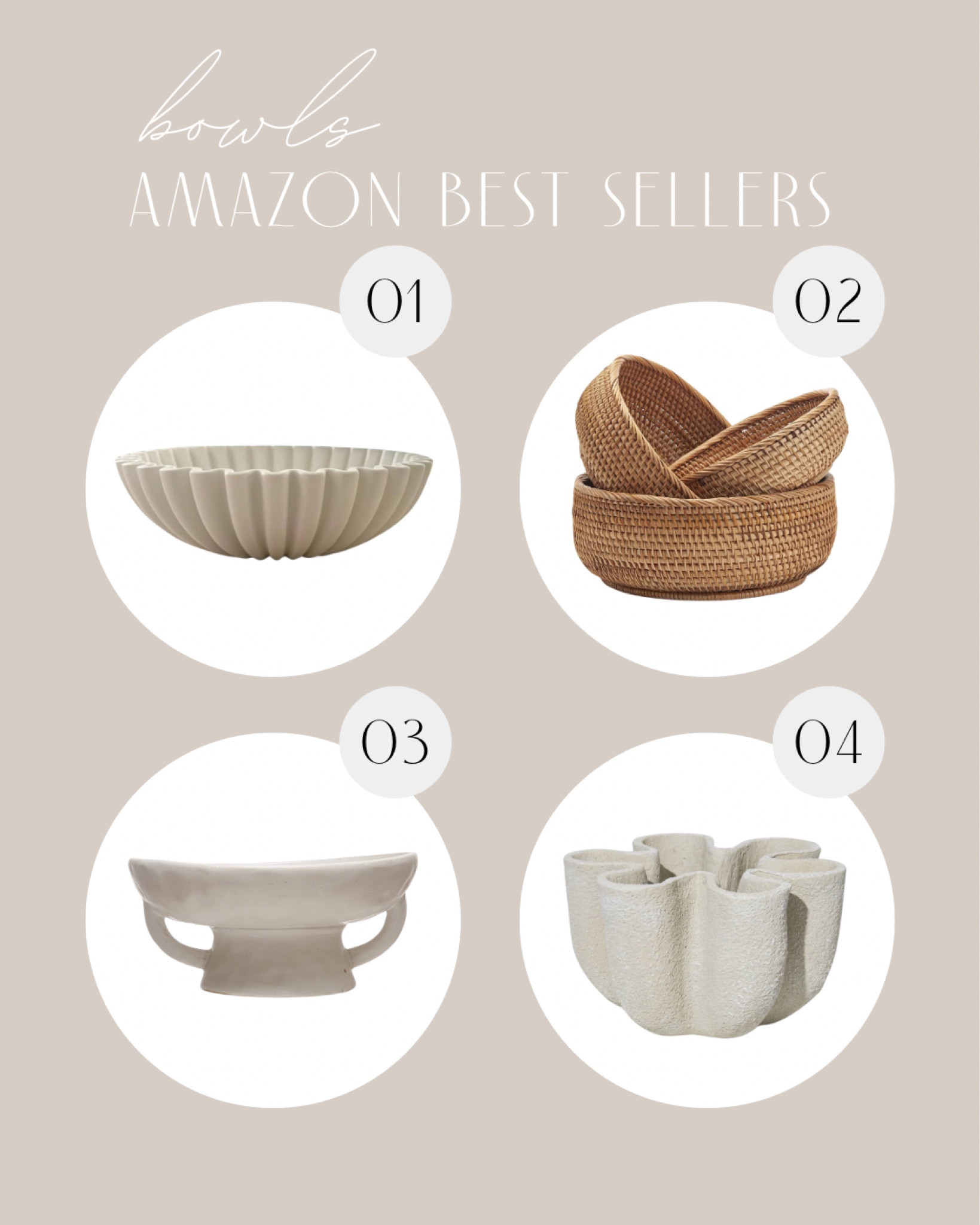 Perfect decorative bowls to style on shelves or bookcases  

#LTKHome #LTKSaleAlert #LTKStyleTip
