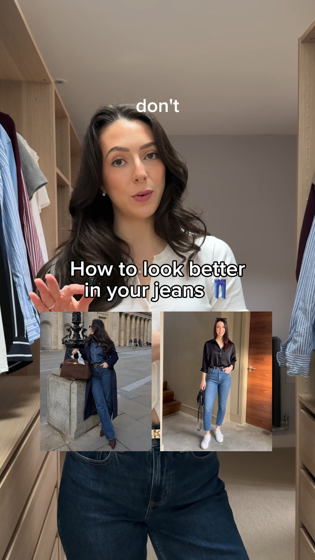 How to look better in your jeans 👖 join me tomorrow for day 7 of my spring capsule series! I wear size 26 long - size down if in between / Abercrombie Curve Love, 90s relaxed jeans, blue jeans, spring outfits, spring capsule wardrobe, spring trip 

#LTKSeasonal #LTKootd