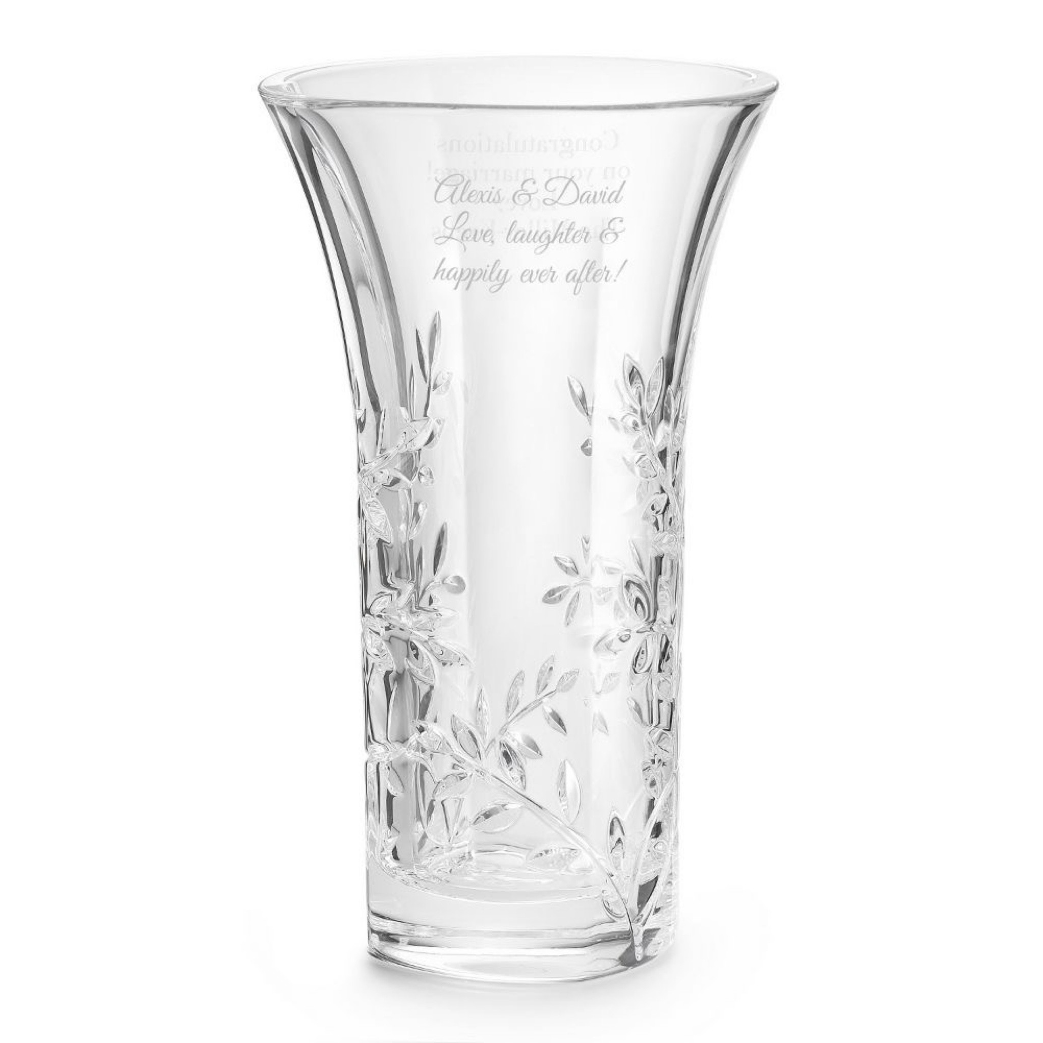 Vera wang personalized wedding day bouquet vase 

#LTKWedding