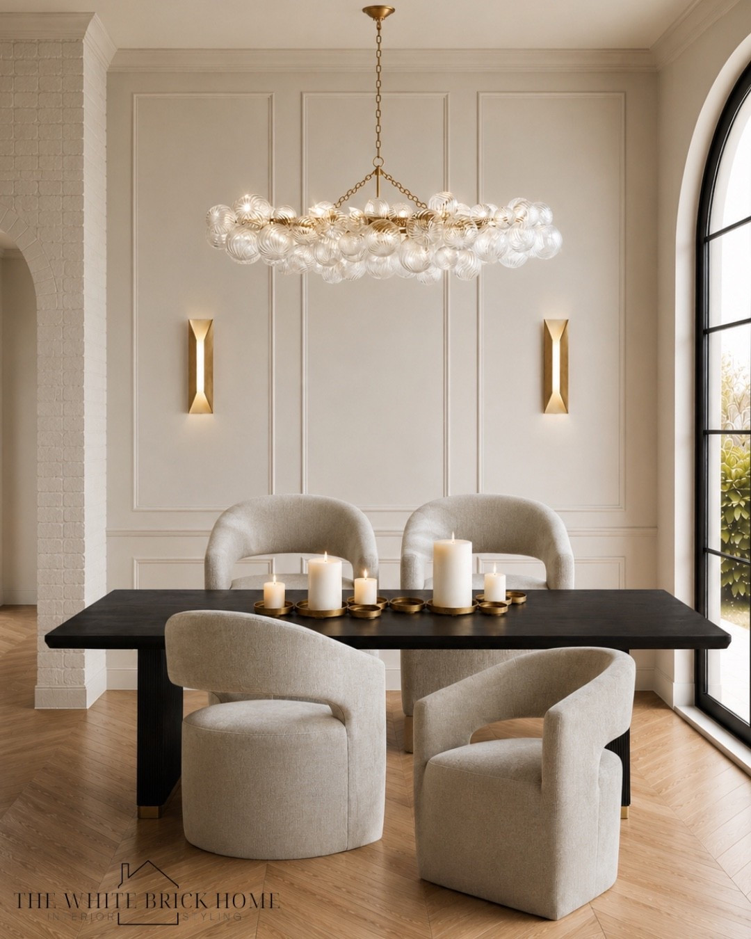 A beautiful statement chandelier with sculptural seating creates the perfect balance of modern luxury. 

Dining room, dining room decor, dining room design, dining room chandelier, dining room chair, dining table, dining room ideas, bubble chandelier, bubble light, table, dining room ideas, dining room decor, dining furniture, pottery barn, Amazon, lumens, visual comfort

#LTKHome #LTKSeasonal #LTKSaleAlert