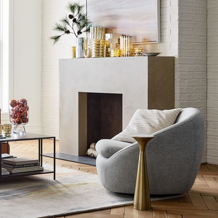 Silhouette Pedestal Drink Table | West Elm (US)