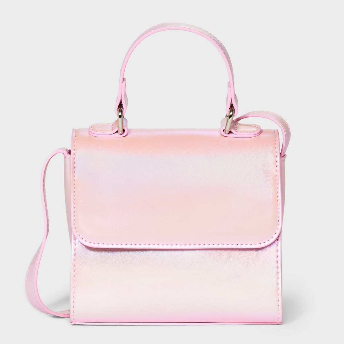 Kids' Top Handle Crossbody Bag - Cat & Jack™ Pink | Target