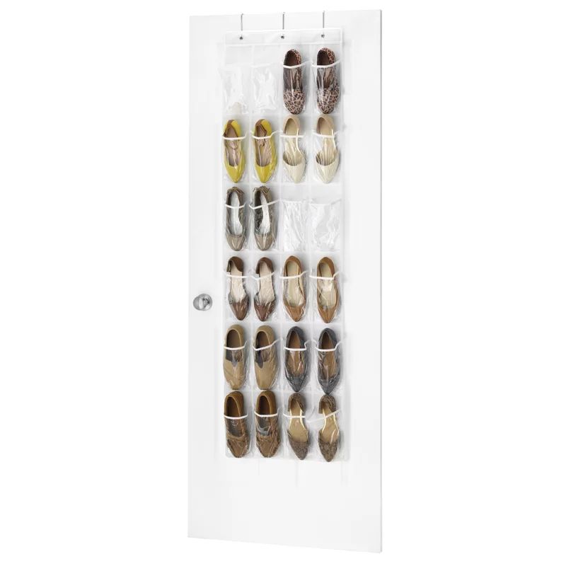 12 Pair Overdoor Shoe Organizer | Wayfair North America