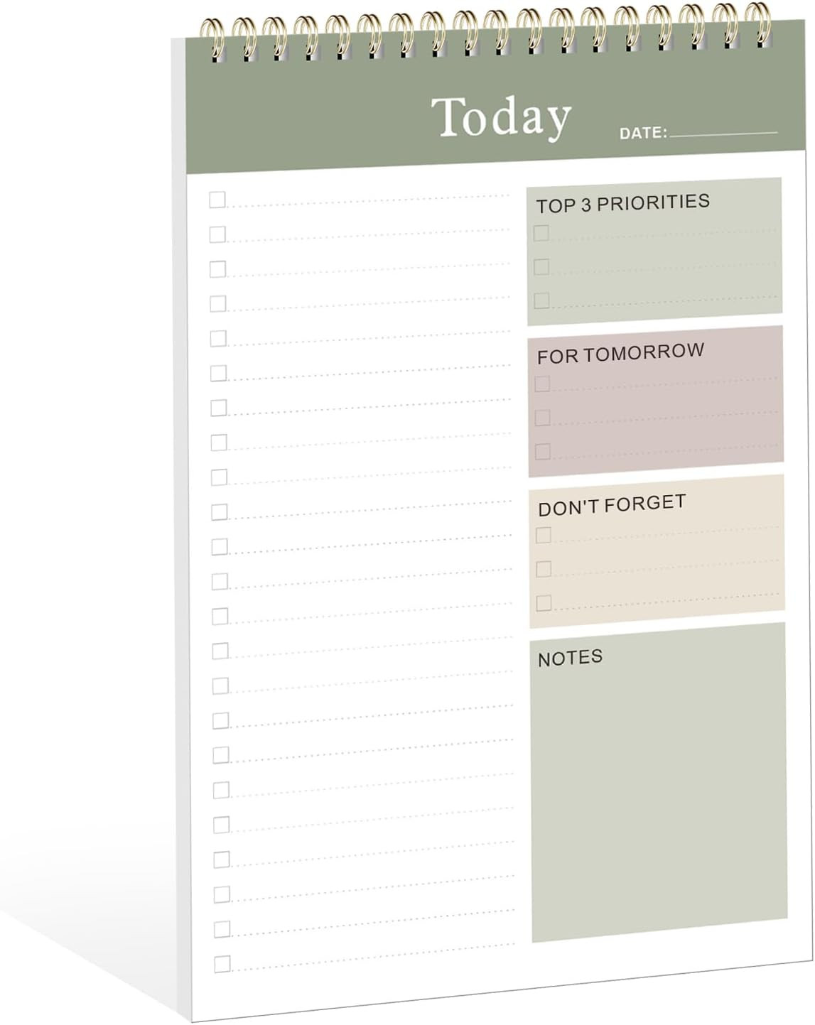 Weekly To Do List Notepad, Undated Planner with 52 Sheets (6.5''x8.9''), Desk Weekly Planner for ... | Amazon (US)