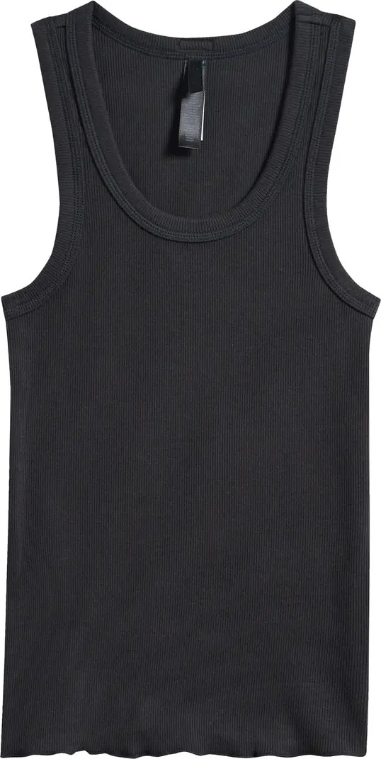Cotton Rib Scoop Neck Tank | Nordstrom