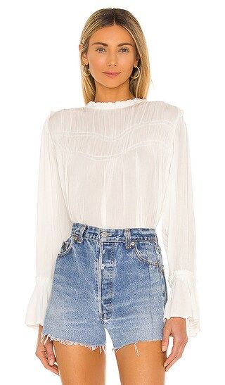 Kelsey Top in White | Revolve Clothing (Global)