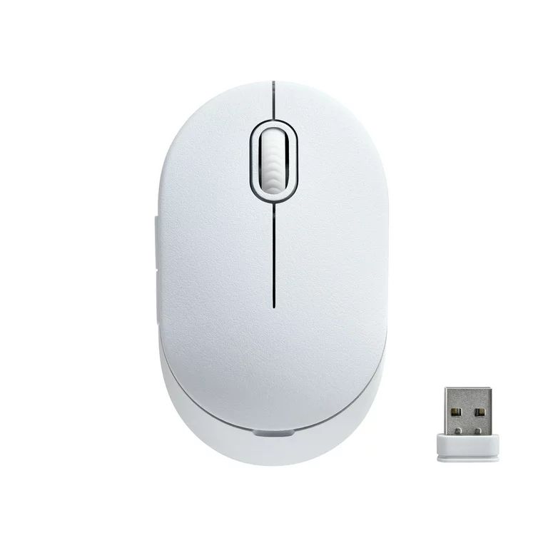 onn. Wireless Computer Mouse with Nano Receiver, 1600 DPI, White - Walmart.com | Walmart (US)