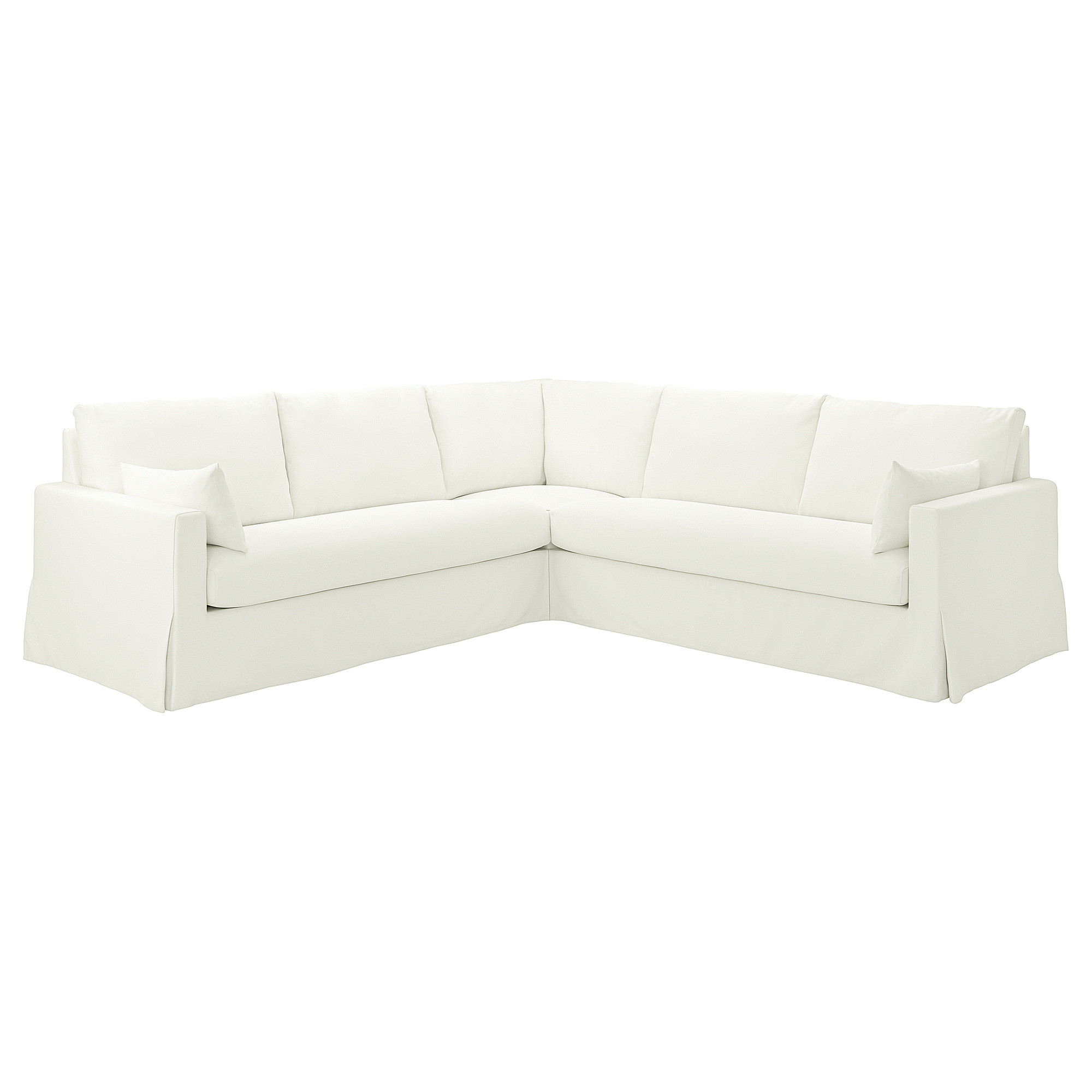 HYLTARP sectional, 4-seat corner, Hallarp white  - IKEA | IKEA US