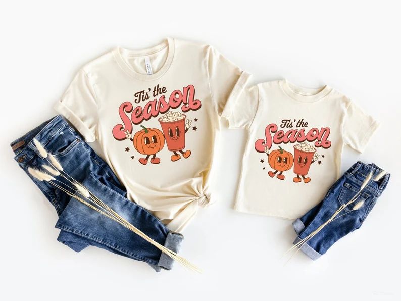 Tis the Season Fall Shirt Toddler Kids Fall Shirt Womens - Etsy | Etsy (US)