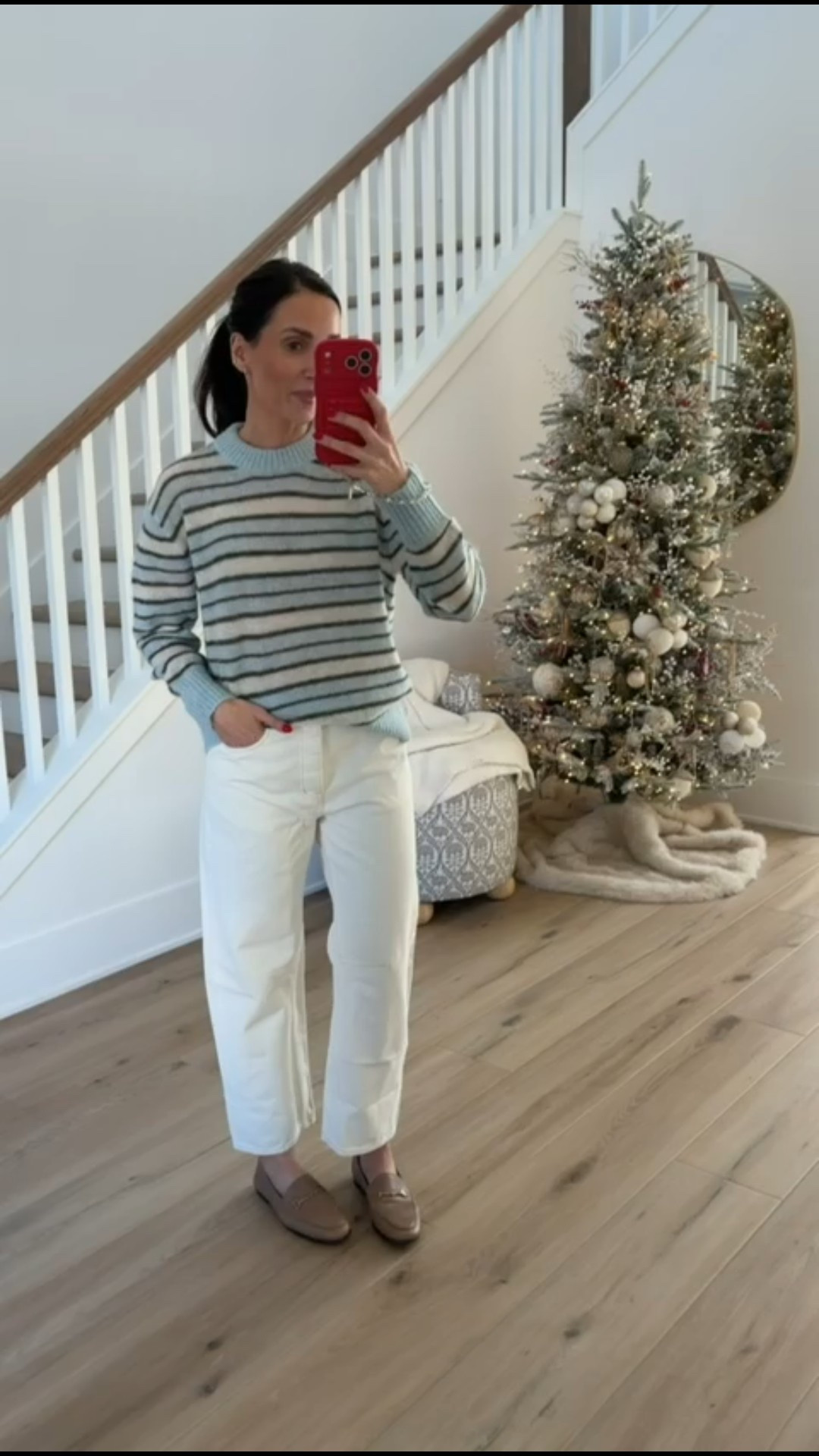 Madewell sale, 40% off your purchase code EXTRA, cute and cozy stripped sweater and barrel jeans.

#LTKOver40 #LTKSaleAlert #LTKFindsUnder100