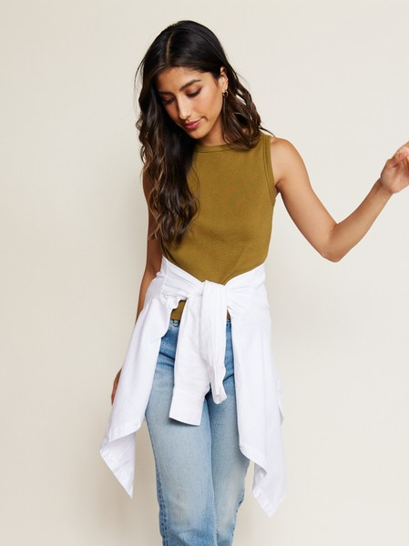 Lise Ribbed Tank | ABLE Clothing