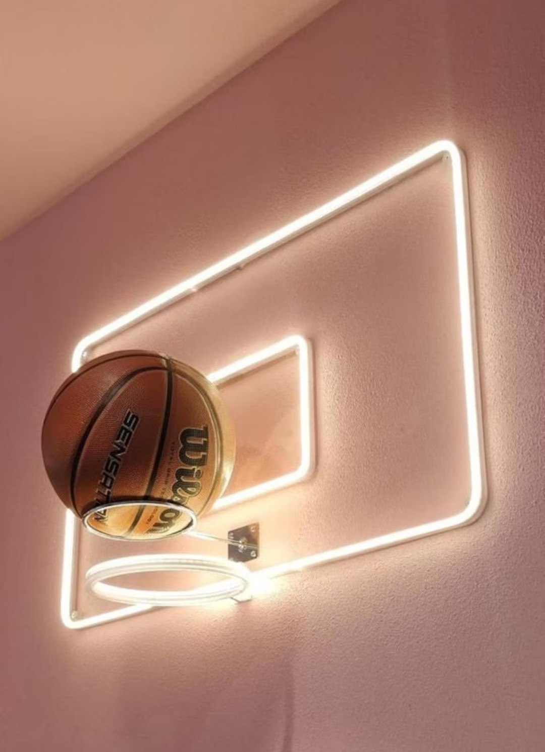 Basketball Neon Ligit up Hoop - Etsy | Etsy (US)