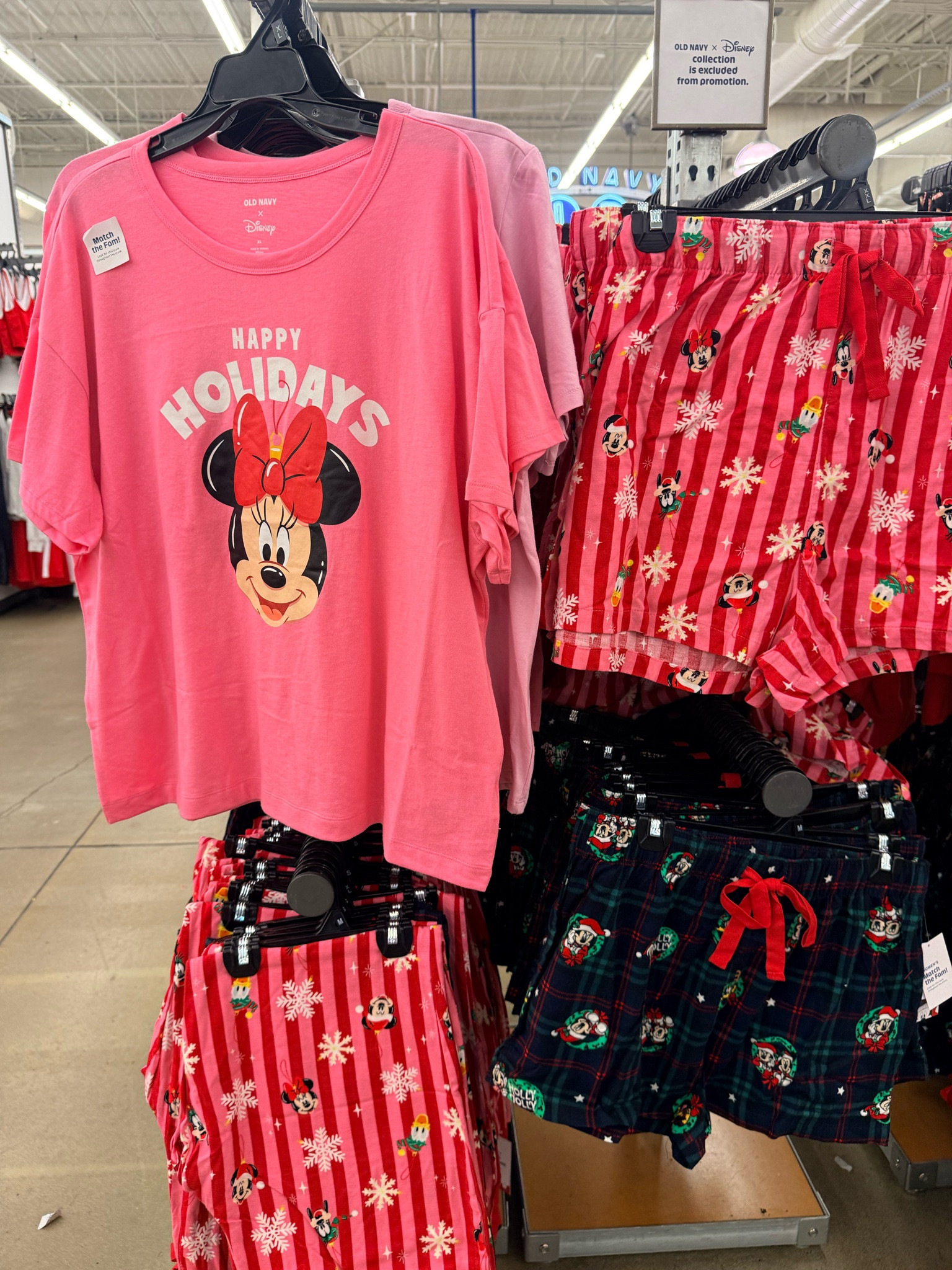 Disney Christmas Pajamas are back at Old Navy!!